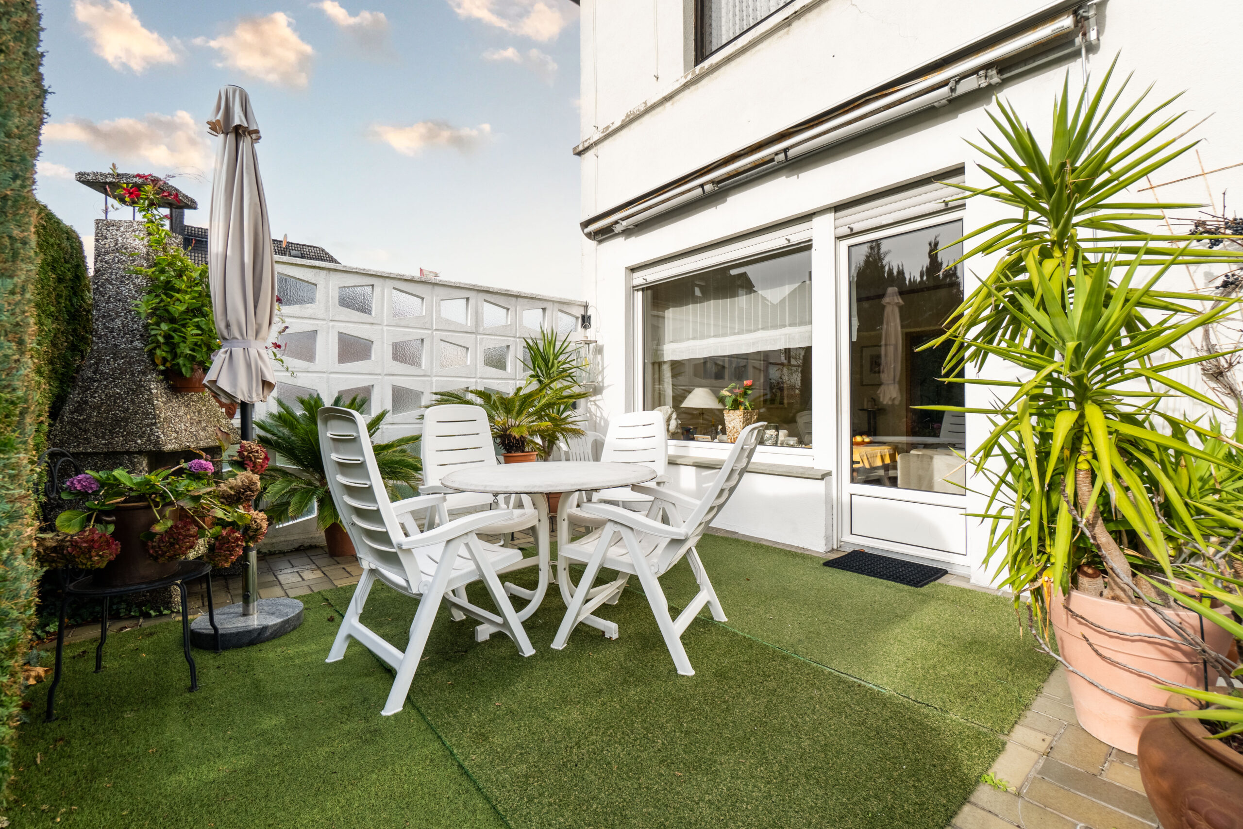 Terrasse Eigentumswohnung Herford Wohnzimmer