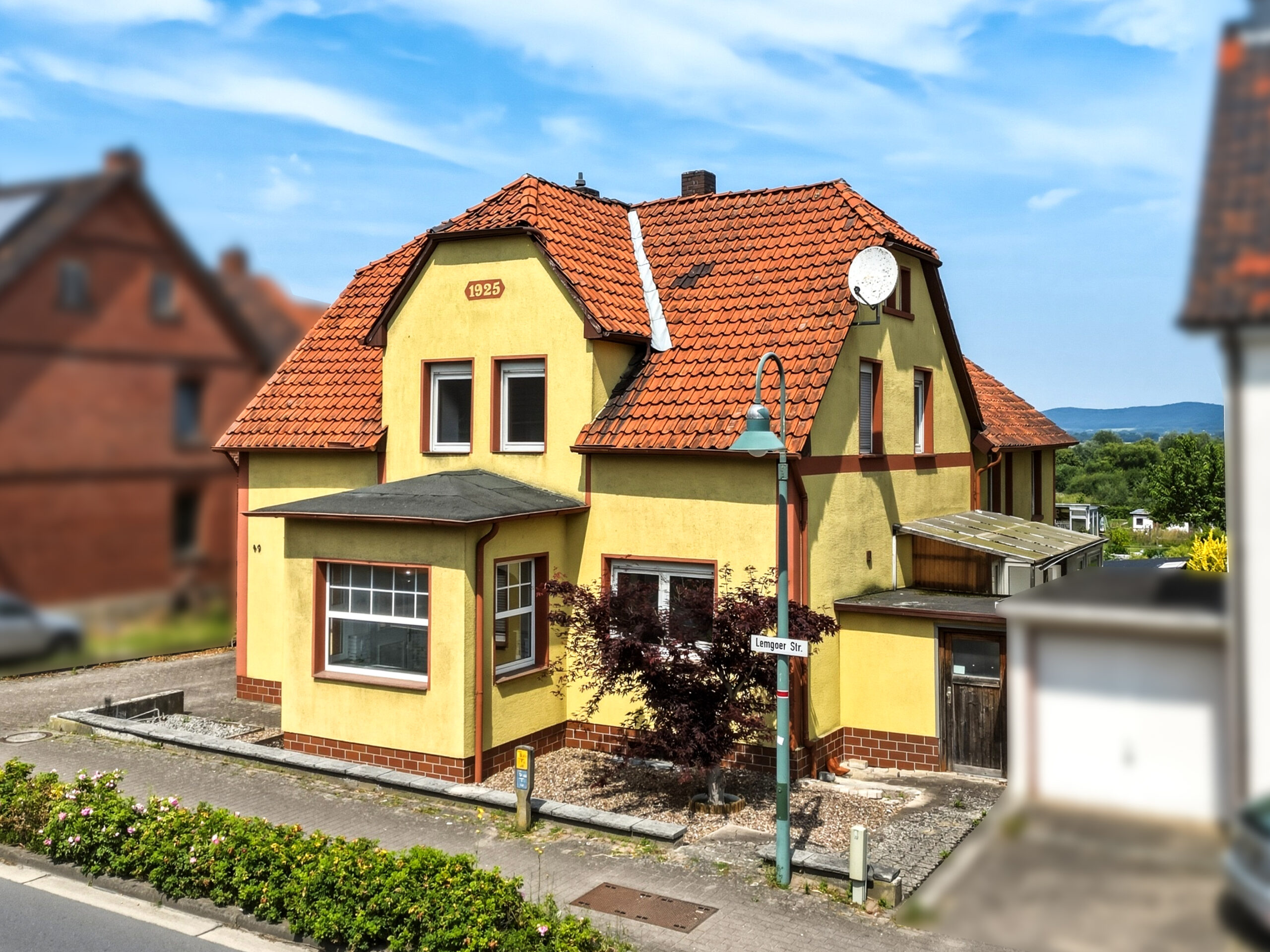Hausansicht Eigentumswohnung Herford Grundriss